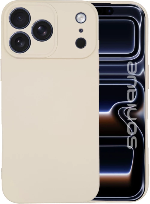 Θήκη Σιλικόνης My Colors Sonique Apple iPhone 17 Pro Max Μπεζ