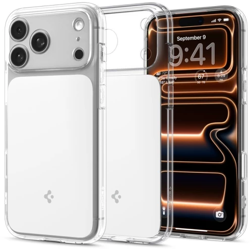 Spigen Case Ultra Hybrid ”T” Mag Magsafe Iphone 17 Pro Max Glossy White