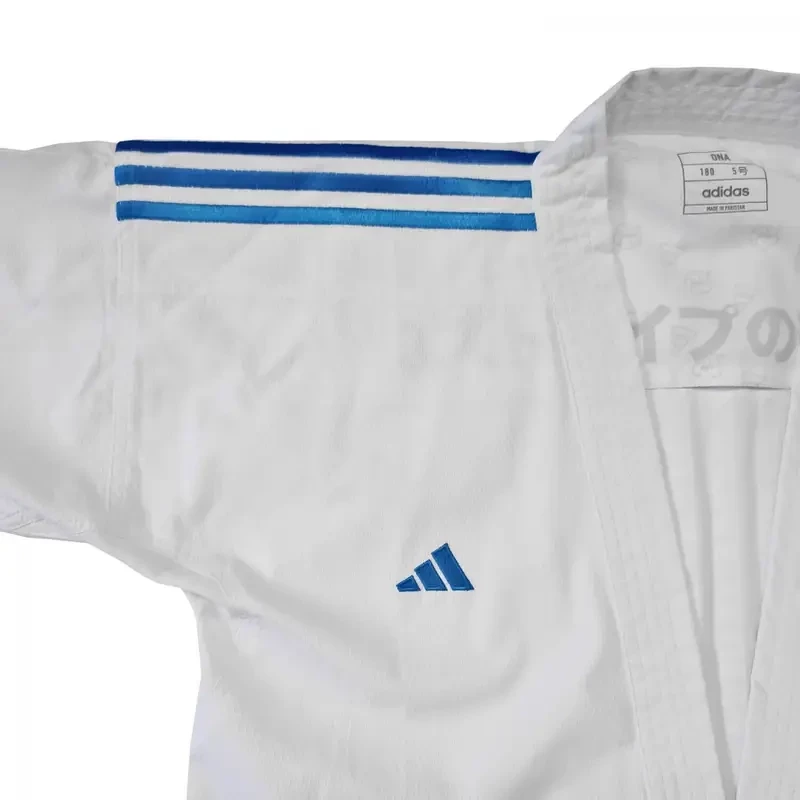 Στολή Καράτε adidas K220 DNA WKF Εγκεκριμένη Μπλε Ρίγες