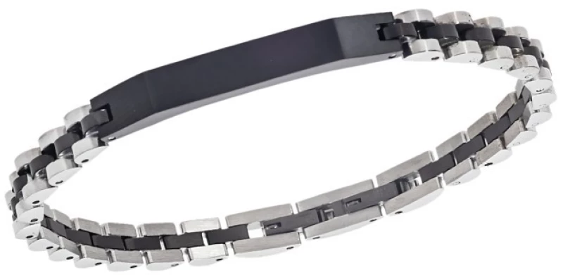 Βραχιόλι Senza Men`s Black Stainless Steel SSD5953SBK