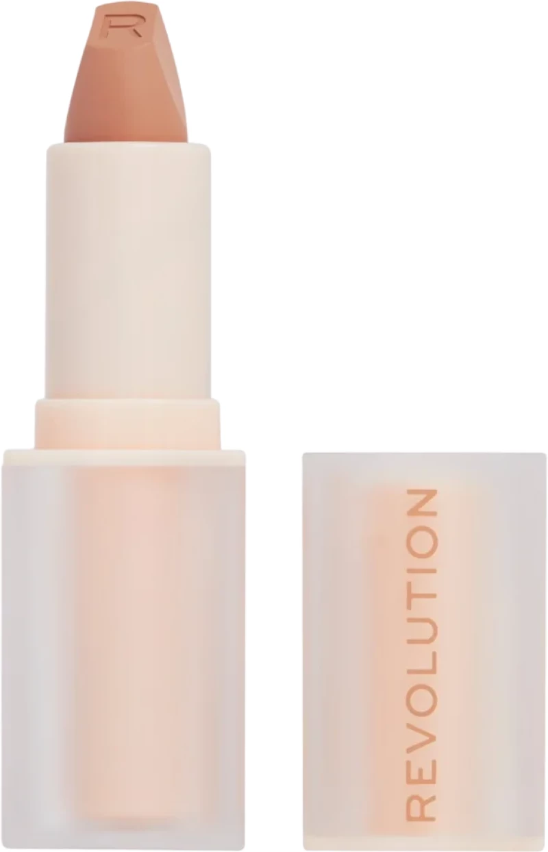 Makeup Revolution, Lasting Kiss, Cream Lipstick, Lover Nude, 3.2 g
