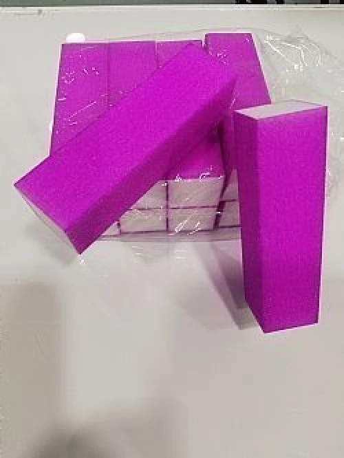Μωβ buffer νυχιών 12 τεμαχίων