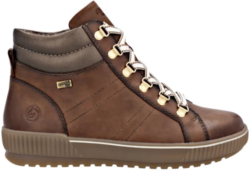 Remonte D0781-24 Ανατομικό Δερμάτινο Sneaker Καφέ