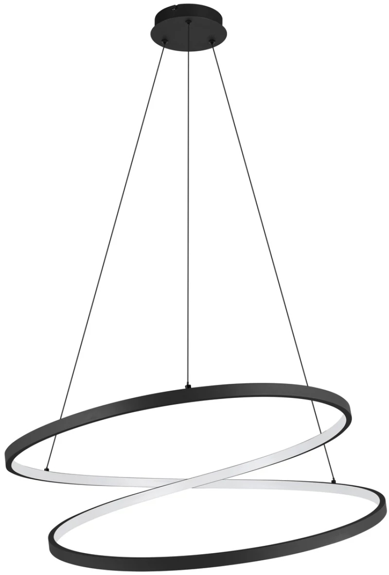 Φωτιστικό Κρεμαστό Eglo 901138 RUOTALE Μαύρο Ματ (Black Mat) 3000K