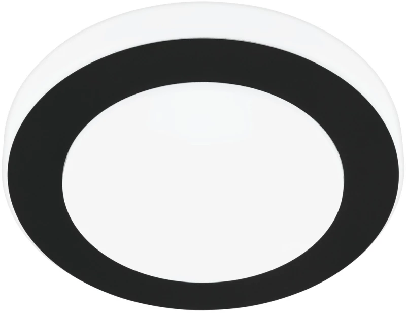 Φωτιστικό Οροφής Eglo 33682 LED CARPI Μαύρο Ματ (Black Mat)|Λευκό (White) 3000K