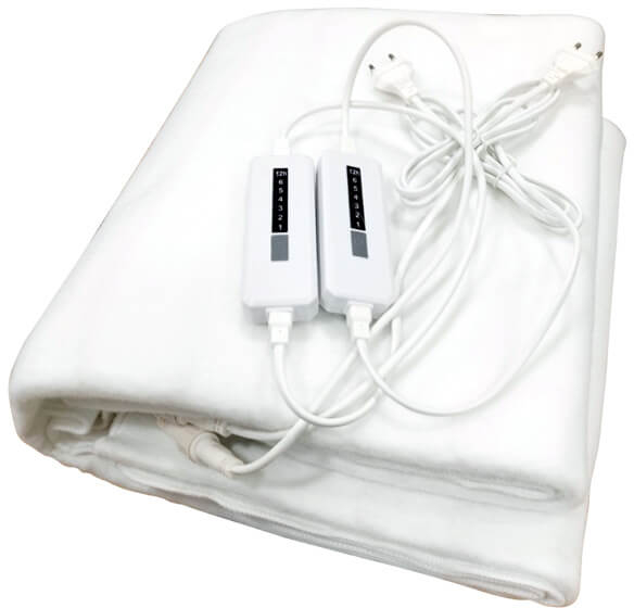 Ηλεκτρικό Επίστρωμα Λευκό Πλενόμενο Γαρύφαλλο - 160x140