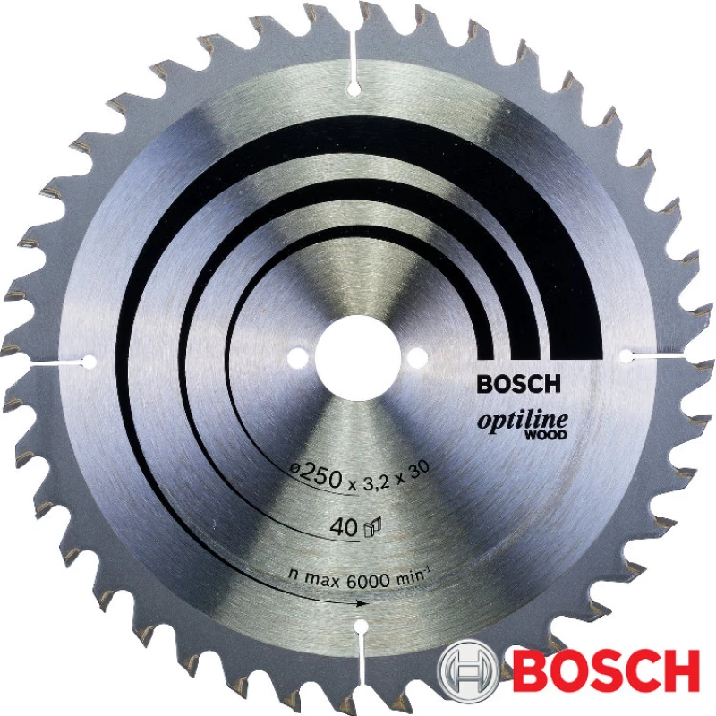 Bosch 2608640670 Δισκος για επιτραπεζια δισκοπρίονα Optiline Wood 250mm