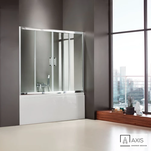 SLIDER BATH 160  (157-161εκ) AXIS CLEAR