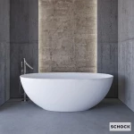 Μπανιέρα Ελεύθερης Τοποθέτησης CLIF Freestanding 160x70, SCHOCK White Matt