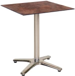 Τραπέζι Τετράγωνο Hpl 23966 60x60x75cm Beige-Brown