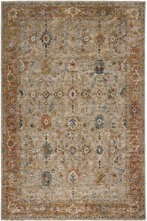 Χαλί Naf Naf Vittoria 153B Beige-Multi Βιοκαρπέτ 200X240cm