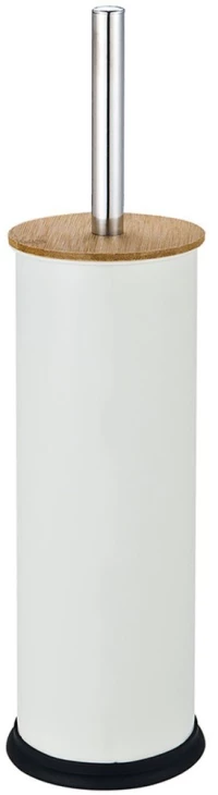 Πιγκάλ Μεταλλικό DS-8933B07 Με Μπαμπού Καπάκι 10x39cm Ivory MRShome Μέταλλο