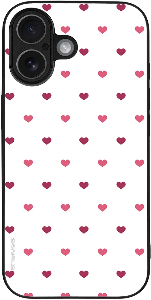 Θήκη Sonique Heart Series για Apple iPhone 17 Λευκό 01