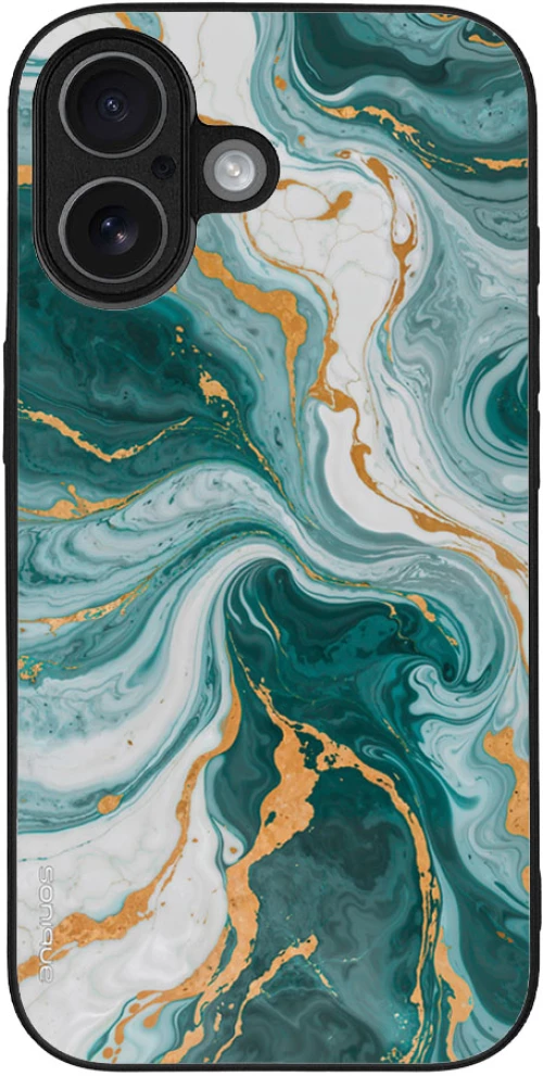 Θήκη Sonique Marble Series για Apple iPhone 17 Πράσινο 01