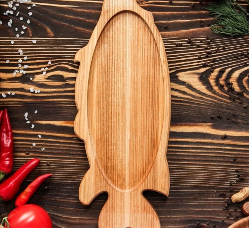 Intra απο ξύλο plywood 3mm-4mm πάχος – Ξύλινο ξύλο πιατέλας σερβιρίσματος ψαριών 40x40 cm INTRAVECTRY-MY556321