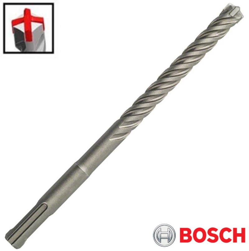 BOSCH 2608833827 Τρυπάνι τετράκοπο SDS-plus-5X 16x250x310