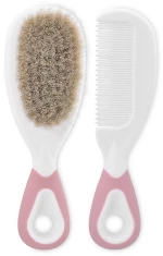 LORELLI ΧΤΕΝΑ ΚΑΙ ΒΟΥΡΤΣΑ ΜΕ ΦΥΣΙΚΗ ΤΡΙΧΑ BLUSH PINK 10240350001