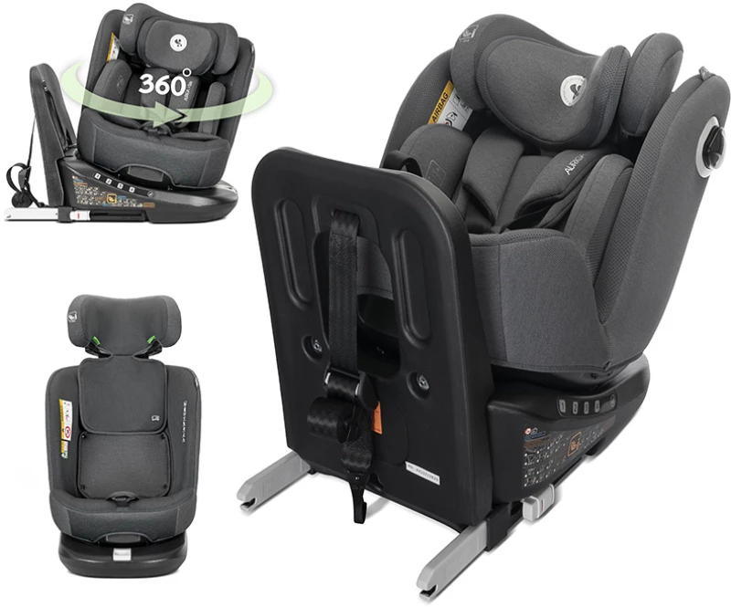 LORELLI ΚΑΘΙΣΜΑ ΑΥΤΟΚΙΝΗΤΟΥ Anti Rebound ISOFIX 360 AURIGA 40-150CM GREY 10072102604