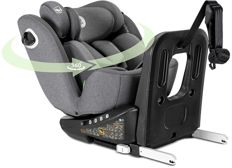 LORELLI ΚΑΘΙΣΜΑ ΑΥΤΟΚΙΝΗΤΟΥ Anti Rebound ISOFIX 360 AURIGA 40-150CM GREY 10072102604