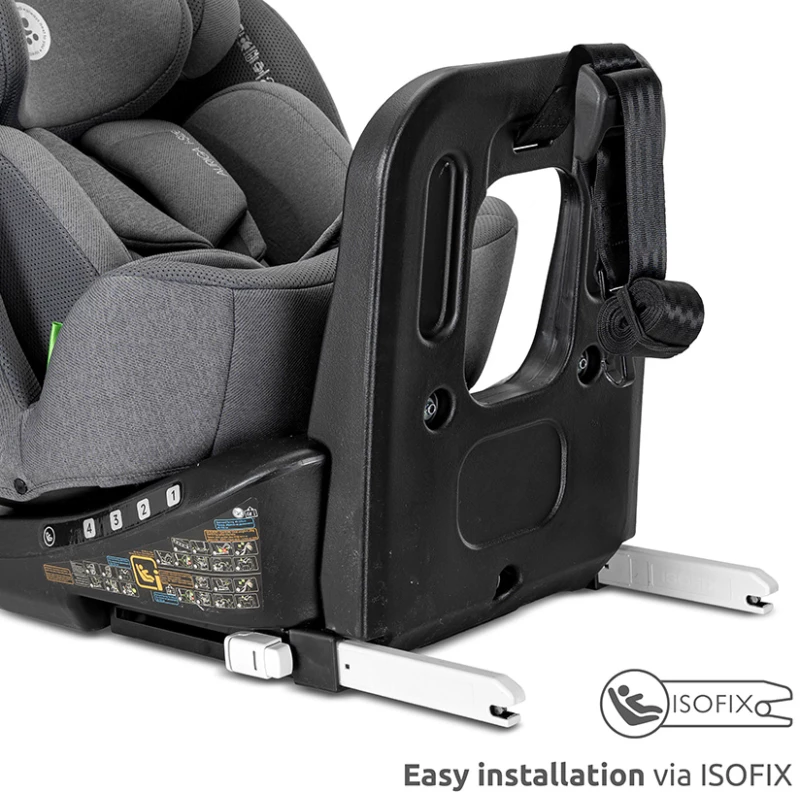 LORELLI ΚΑΘΙΣΜΑ ΑΥΤΟΚΙΝΗΤΟΥ Anti Rebound ISOFIX 360 AURIGA 40-150CM GREY 10072102604