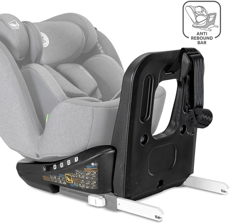 LORELLI ΚΑΘΙΣΜΑ ΑΥΤΟΚΙΝΗΤΟΥ Anti Rebound ISOFIX 360 AURIGA 40-150CM GREY 10072102604