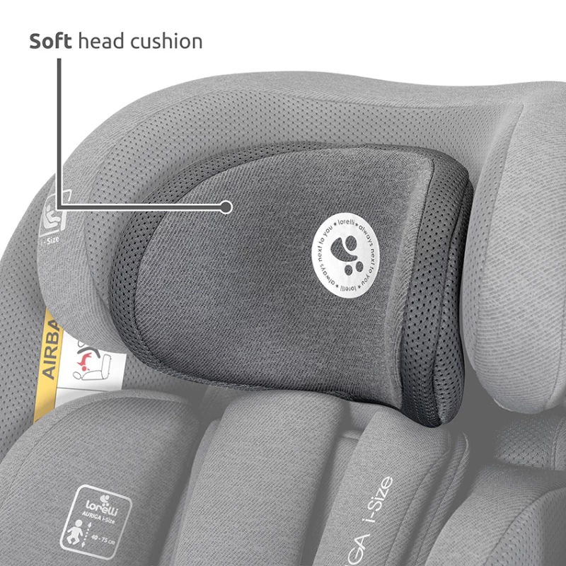 LORELLI ΚΑΘΙΣΜΑ ΑΥΤΟΚΙΝΗΤΟΥ Anti Rebound ISOFIX 360 AURIGA 40-150CM GREY 10072102604