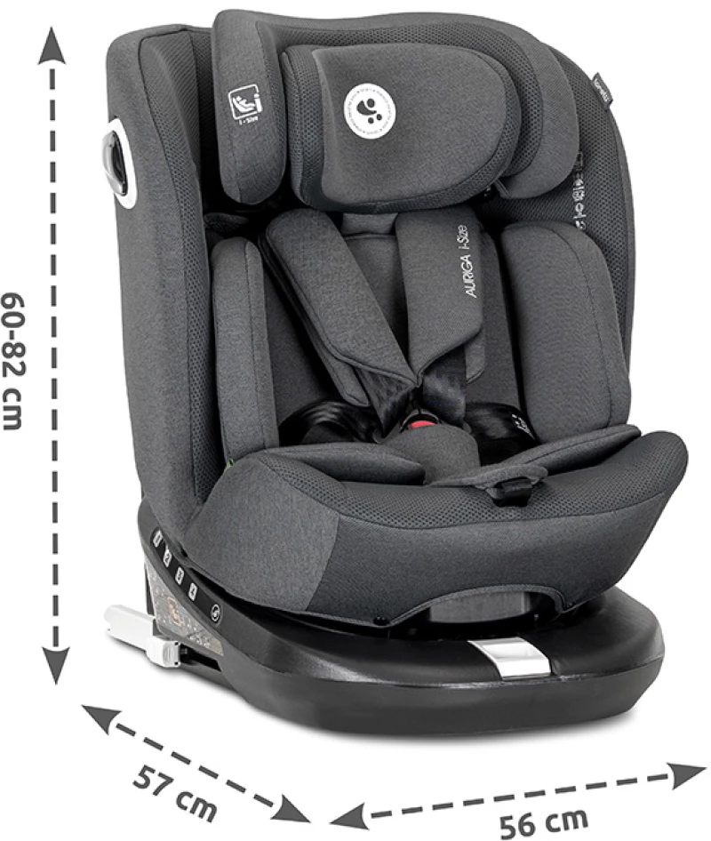 LORELLI ΚΑΘΙΣΜΑ ΑΥΤΟΚΙΝΗΤΟΥ Anti Rebound ISOFIX 360 AURIGA 40-150CM GREY 10072102604