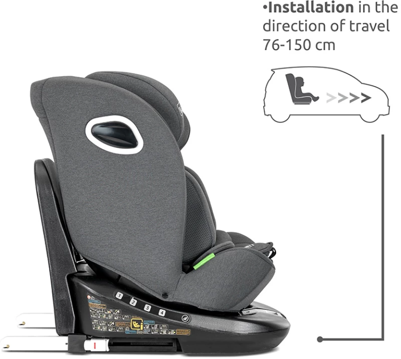 LORELLI ΚΑΘΙΣΜΑ ΑΥΤΟΚΙΝΗΤΟΥ Anti Rebound ISOFIX 360 AURIGA 40-150CM GREY 10072102604