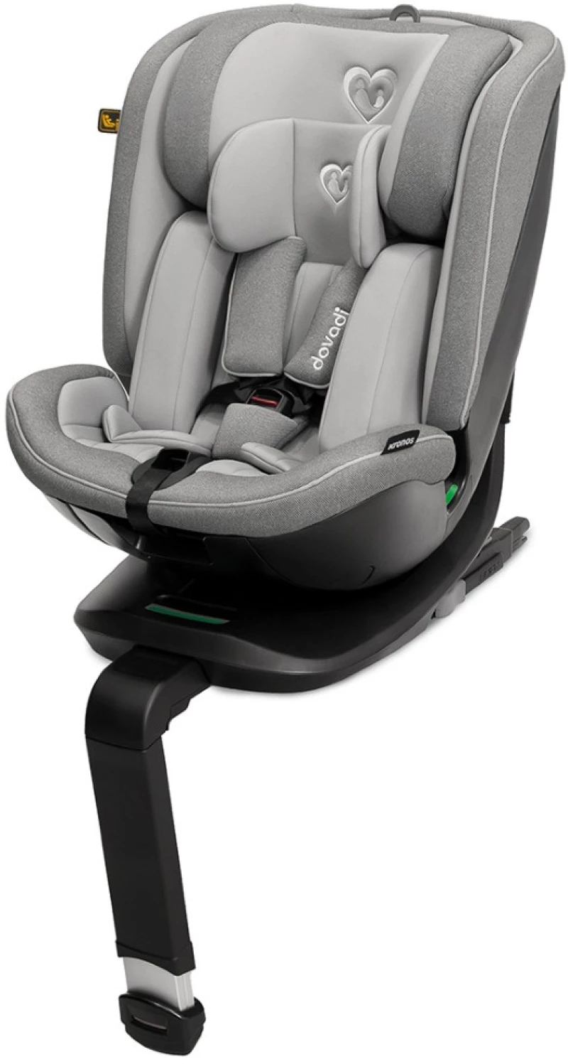 DOVADI ΚΑΘΙΣΜΑ ΑΥΤΟΚΙΝΗΤΟΥ i-SIZE 40-150CM ISOFIX KRONOS 360' STONE GREY 5203682341056