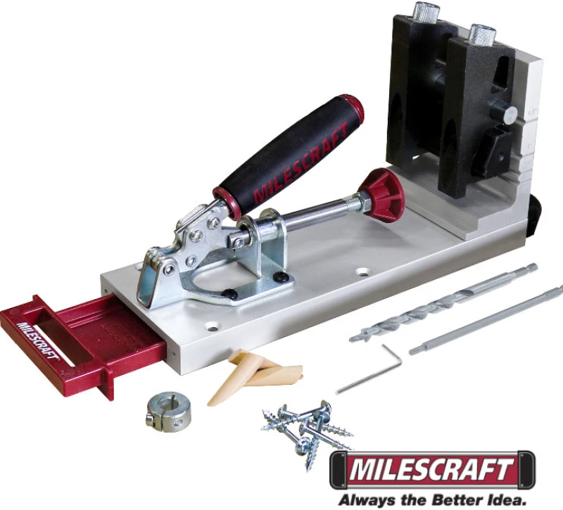 Milescraft 1327 Οδηγος για λοξες τρυπες Pocketjig400