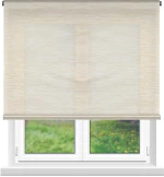 Elite Blinds - 484001 Roller Απομίμηση Ξύλου Ρολοκουρτίνα   -Ρόλερ- Μπεζ