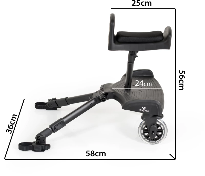 ΤΡΕΙΛΕΡ ΓΙΑ ΔΕΥΤΕΡΟ ΠΑΙΔΙ ΜΕ ΚΑΘΙΣΜΑ CANGAROO PUSHCHAIR MOOVE ON 3800146235956