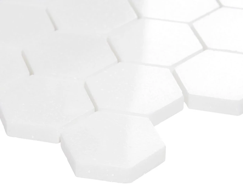 Ivy Space 27.5x28.9cm Πλακάκι Hexagon Thassos Ανάγλυφο