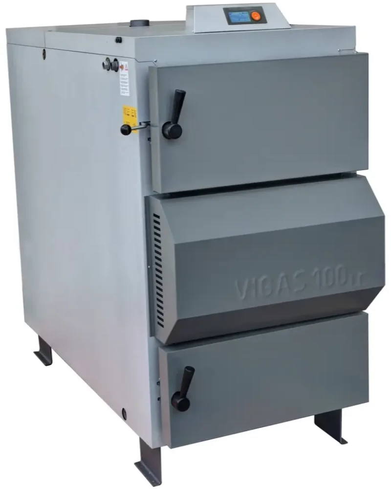 Λέβητας Ξύλου 100KW Vigas Πυρόλυσης Με Αισθητήρα Λάμδα