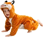 Brown Baby Fox- Ολόσωμη Βελούδινη Φόρμα (Unisex)- Queen Mother