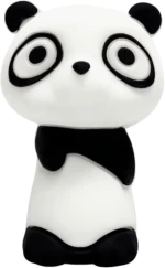 Black&White Panda Αισθητηριακό μασώμενο παιχνίδι σιλικόνης για μολύβι, (4x2,5x1,5εκ)
