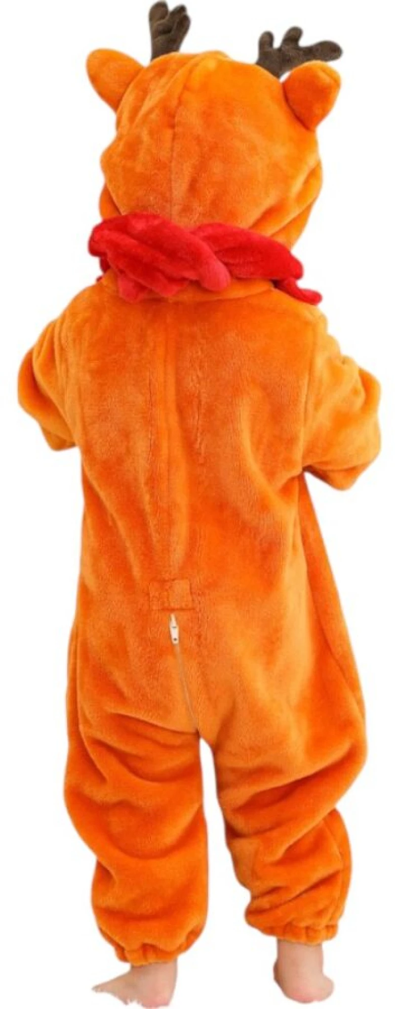 Orange Baby Reindeer, Ολόσωμη Βελούδινη Φόρμα- Queen Mother