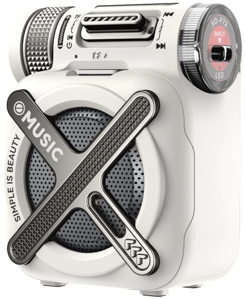 XO F72 MECHA ΦΟΡΗΤΟ ΗΧΕΙΟ BLUETOOTH, ΛΕΥΚΟ