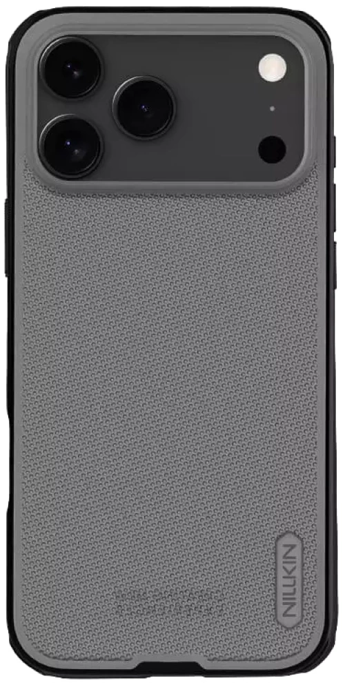 NILLKIN θήκη Super Frosted Shield Pro για Apple iPhone 17 Pro, διάφανη/μαύρη