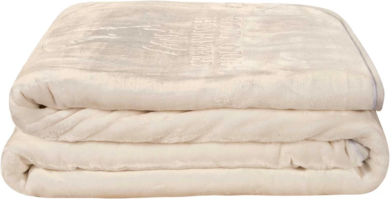 ΚΟΥΒΕΡΤΑ VELOUR ΥΠΕΡΔΙΠΛH ESSENTIAL 3441 WHITE GREENWICH POLO CLUB
