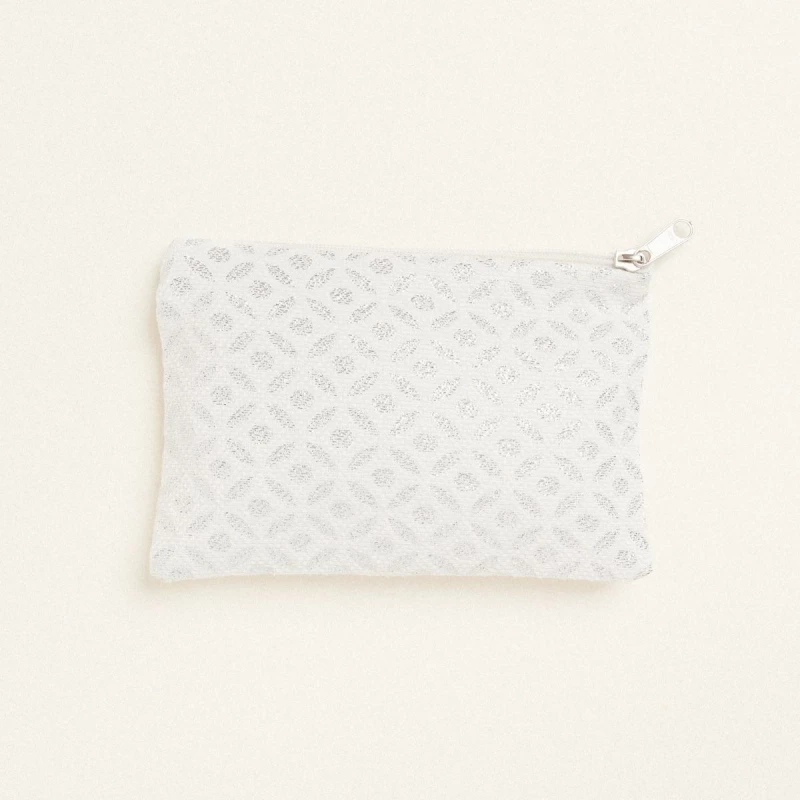Beauty Home ΠΟΡΤΟΦΟΛΑΚΙ 9 x 16 cm ΖΑΚΑΡ ΕΚΡΟΥ-ΑΣΗΜΙ