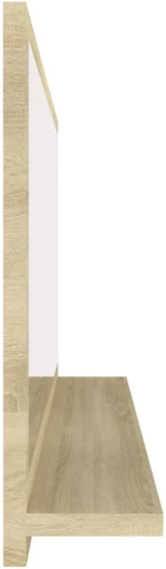 vidaXL Καθρέφτης Μπάνιου Sonoma Δρυς 90 x 10,5 x 37 εκ. Μοριοσανίδα