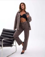 ΥΟΗΑ γυναικείο baggy τζιν παντελονι 100% βαμβακέρο