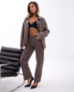 ΥΟΗΑ γυναικείο baggy τζιν παντελονι 100% βαμβακέρο