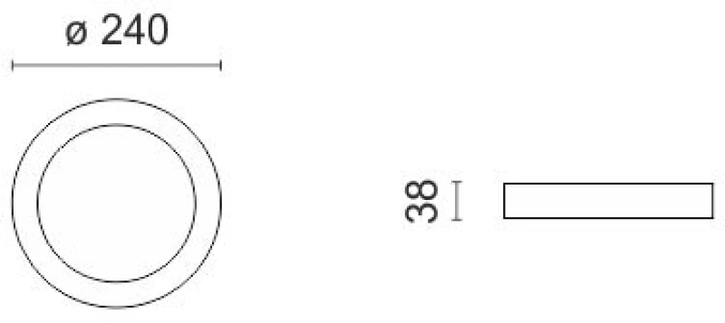 ΠΛΑΦΟΝΙΕΡΑ ΟΡΟΦΗΣ LED 24W CCT 6034