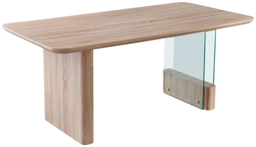 Tραπέζι Faghan pakoworld καφέ mdf 180x90x76εκ