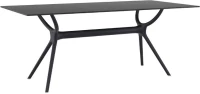 AIR ΤΡΑΠΕΖΙ 180Χ90Χ74εκ. BLACK LAMINATE 12mm