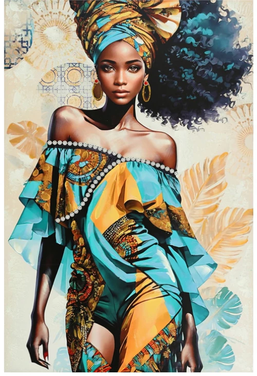 Πίνακας σε καμβά Georgina I 3D Inart 80x3x120εκ