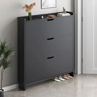 Παπουτσοθήκη MDF - Melamine Απόχρωση Γκρι