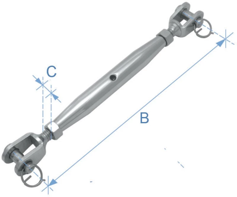 Eνταντήρας Κλειστού Τύπου Jaw And Jaw Inox 316 - 6mm